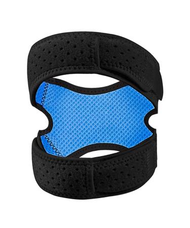 Milageto Light knee protectors for summer - support for jogging and jumping rope non -slip patellaband fitness and cycling black