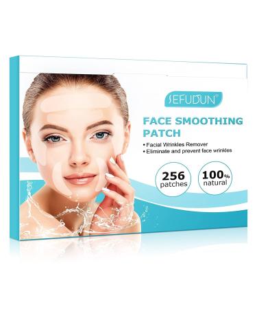 SuperSR Silicone Face & Forehead Wrinkle Patches - 256pcs Pack for Anti-Frowns, Smooth Eye & Mouth Wrinkles - Overnight Facial Patches for Fine Lines - Reduce Smile Lines - Buy Online on GoSupps.com