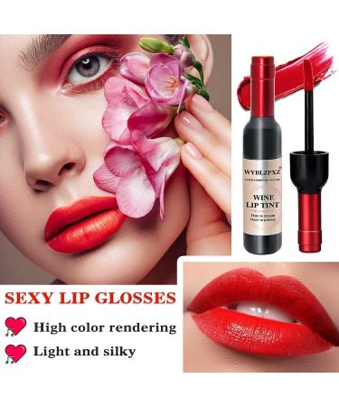 6 Colors Wine Lip Tint Liquid Wine Lipstick Wine Tint Lip Stain Matte Long Lasting Waterproof Lip Gloss Set for Creating Natural Moisturizing Lip Makeup 6pa - Buy Online on GoSupps.com