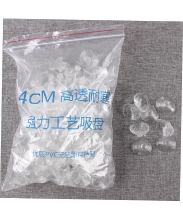 ABOOFAN Transparent Sucker Cup 140pcs Wedding Ornaments Suckers to Window Vacuum Cups Suction Universal Glass Sucker Door DIY 4*4CM As Shown - Buy Online on GoSupps.com