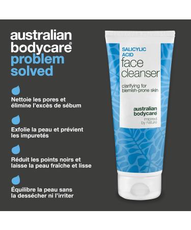  Australian Bodycare Anti-blemish facial cleanser with salicylic acid for pimples blackheads whiteheads oily skin impurities and clogged pores deep cleansing gel with salicylic acid 100 ml - Buy Online on GoSupps.com