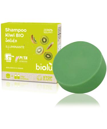 BIOLU Kiwi Organic Solid Shampoo 55g - BIOLU Code LBSSKI