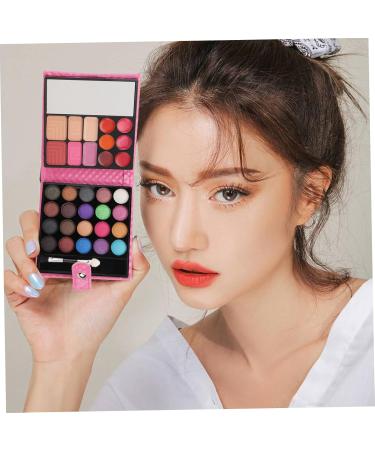 Healvian 1pcs 32 Eye Shadow Palettes Eyeshadow Eye Shadows Makeup Palette Pink - Buy Online on GoSupps.com