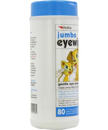 Petkin Jumbo Eye Wipes 1 - Buy Online on GoSupps.com