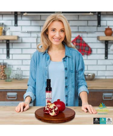  PERGAMO Natural Flavor Permium Original Pomegranate Syrup 340 Gr. 2 pieces | No Additives Without Sugar | 100% Vegan and Natural Pomegranate Syrup | 100% Handmade Pomegranate Syrup (Pack of 2) - Buy Online on GoSupps.com