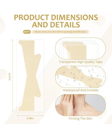 Xorim 30 PCS Neck Tightening Tape Neck Tapes for Lifting Sagging Skin Effectively Locks in Moisture Improves Fine Lines and Wrinkles Suitable for All Skin Types - Buy Online on GoSupps.com