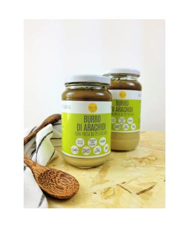 100% PEANUT BUTTER - WITH PASTA 100% ITALIAN PISTACHIO VEGAN SUGAR FREE SIZE 370g