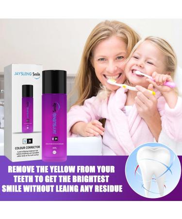 Color Correction Serum - 2 PCs Purple Teeth Whitening Toothpaste | HeroSmile White Teeth Booster - Buy Online on GoSupps.com