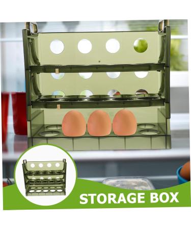 Alipis 30 Grid Egg Holder Capacity Container Plastic Storage Multilayer -layer Large Tray Fridge Holder Organizer Reusable 1 - Buy Online on GoSupps.com