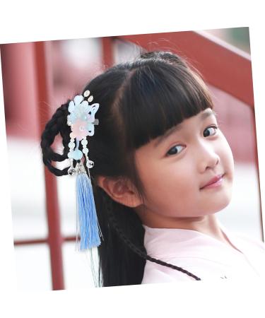 MAGICLULU 1 Pair Butterfly Hair Clip Hair Clips for Wedding Chinese Hair Clips Hanfu Hair Accessories Hair Clips for Teen Barrettes for Women Bride Nylon The Bell Temperament - Buy Online on GoSupps.com