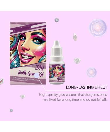DIY Tooth Gem Kit - Safe Easy Application With UV Cure Glue Assorted Gems For Custom Smile(2PC) - Buy Online on GoSupps.com