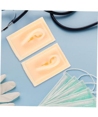 Beavorty Ear Display Model - 1 Pair Silicone Hearing Aid Presentation Props (9.5x6.5x4.5CM) | Ideal for Teaching & Demonstrations - Buy Online on GoSupps.com