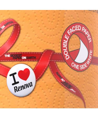 Renova ORANGE Paper Towel - 1 Roll | Slip Protection & Regular Use | Eco-Friendly Choice - Buy Online on GoSupps.com