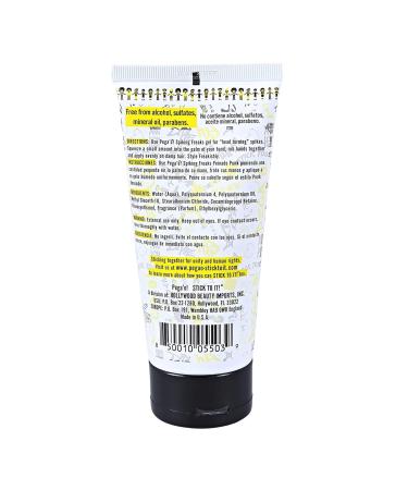 PEGA O! Spiking Freaks Gel - Level 4 Hold Alcohol-Free 6oz - Perfect Hair Gel for All-Day Spikes - Buy Online on GoSupps.com