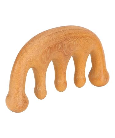 Natural Wood Wide Tooth Hair Comb | Scalp Massage & Multifunctional Portable Comb for Head Neck & Shoulders - Ship Internationally - Buy Online on GoSupps.com