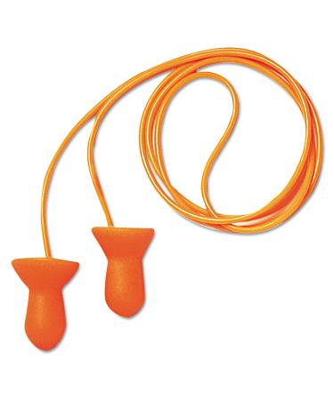 Quiet Reusable Earplugs - quiet reusable foam earplug w/orange po