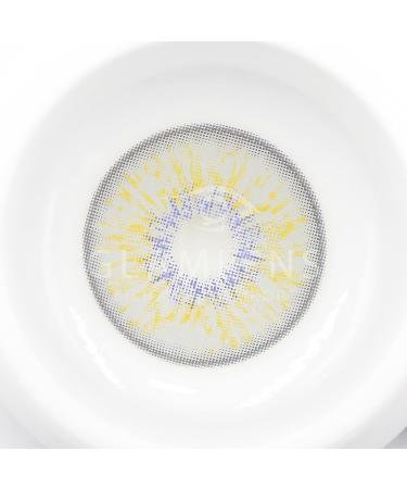 Buy Natural Gray Colored Contact Lenses - Monthly Soft Hydrogel 2-Pack with Case | No Prescription Needed - Buy Online on GoSupps.com