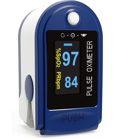 PULOX Unisex Adult Pulse Oximeter PO-200 Solo - Accurate Dark Blue Oximetry for Home & Travel - Buy Online on GoSupps.com