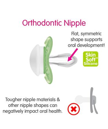 MAM Original Baby Pacifier Nipple | Promotes Healthy Oral Development | Sterilizer Case | Love & Affection/Girl | 0-6 Months | Pink/Beige | Pack of 2 - Buy Online on GoSupps.com