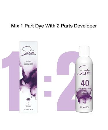 Satin Hair Color 3N Dark Brown - Ultra Vivid Fashion Colors - Buy Online on GoSupps.com