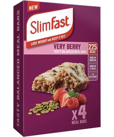  Slimfast Slimfast Yogurt Crispy Fruits & Crunchy Chocolate Meal Replacement Boxes 4 Pack of 2 of Each Flavor 16 Bars Total - Buy Online on GoSupps.com
