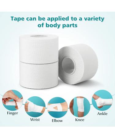 EXCEART 6 Rolls Athletic Tape - Self-Adhesive Sports Wrap for Ankle Knee & Wrist - Elastic Cotton Gaffer Tape for Physiotherapy - International Shipping Available - Buy Online on GoSupps.com