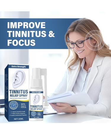AiRunTech Tinnitus Relief for Ringing Ears Tinnitus Relief Spray Natural Tinnitus to Effectively Reduce Ear Noise Improve Hearing and Promote Healthy Hearing 30ML - Buy Online on GoSupps.com