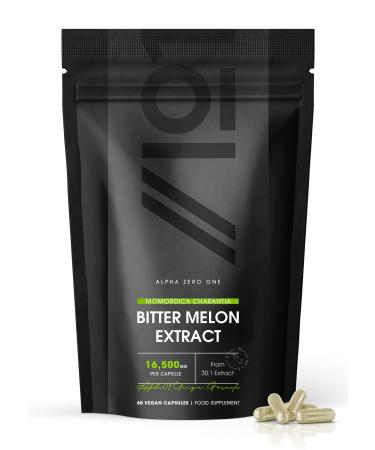 Bitter Melon Extract 16 500mg High Strength Formula Non GMO Gluten Free Halal 60 Vegan Capsules