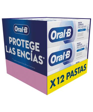 Procter Gamble OralB ProRepair Original Toothpaste 12 pieces protection for sensitive gums and teeth 12 x 75 ml