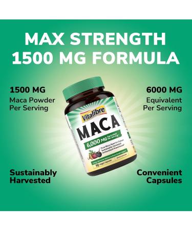 Vitalibre 12 in 1 Magnesium Complex Capsules and Maca Root Capsules Bundle Non-GMO Dietary Supplements Vegan Capsules - Buy Online on GoSupps.com