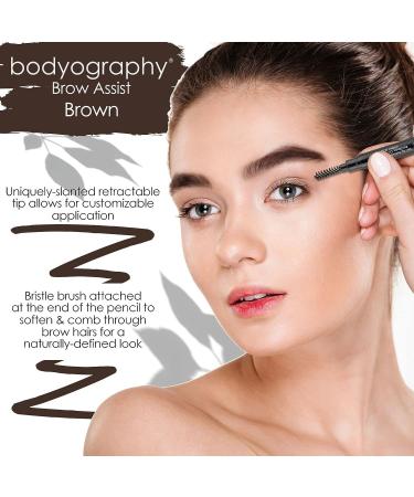 Bodyography Brow Assist Eyeliner Pencil - Long-Wearing Brown Eyeliner - Buy Online on GoSupps.com