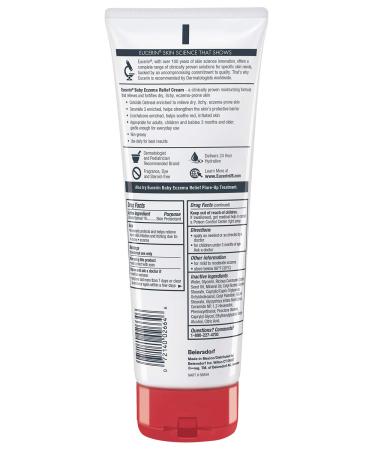 Eucerin Baby Eczema Relief Cream Body Wash & Cream Bundle - 21.5 oz | Soothing Formula for Sensitive Skin - Buy Online on GoSupps.com
