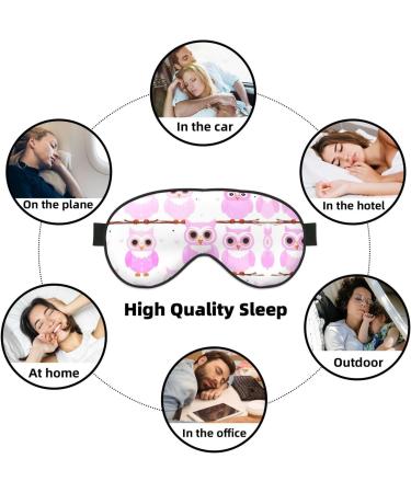 Cute Owl Eye Mask | Soft Elastic & Adjustable Nighttime Comfort for Men & Women - International Shipping Available - Buy Online on GoSupps.com