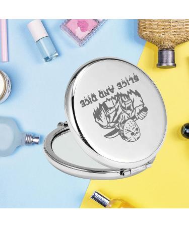 Jason Machete Pocket Mirror - Scary Movie Lover Gift - Compact Makeup Mirror - Buy Online on GoSupps.com