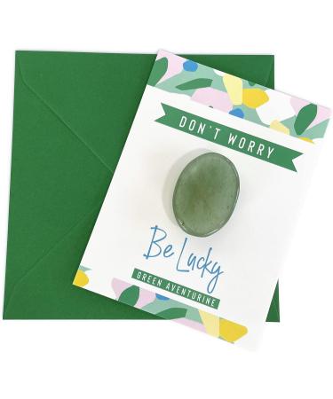 Green Aventurine Worry Stone - Anxiety Relief Crystal Gift for Luck and Farewell - Buy Online on GoSupps.com