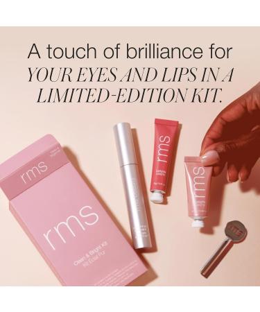 RMS Beauty Clean & Bright Makeup Kit | Volumizing Mascara Cream Eyeshadow & Lip Gloss | Best Clean Beauty Gift Set for Makeup Starters - Buy Online on GoSupps.com