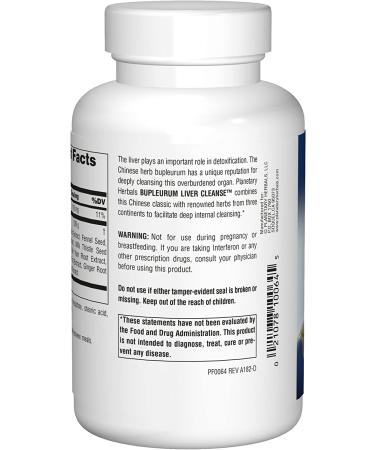Planetary Herbals Bupleurum Liver Cleanse - 545 mg, 150 Tablets for Detox & Support - Buy Online on GoSupps.com