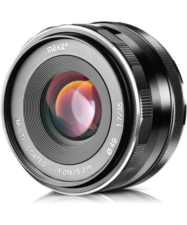Meike 35mm F1.7 Manual Focus Prime Lens for Micro 4/3 MFT | Olympus & Panasonic Compatible Mirrorless Cameras - Buy Online on GoSupps.com