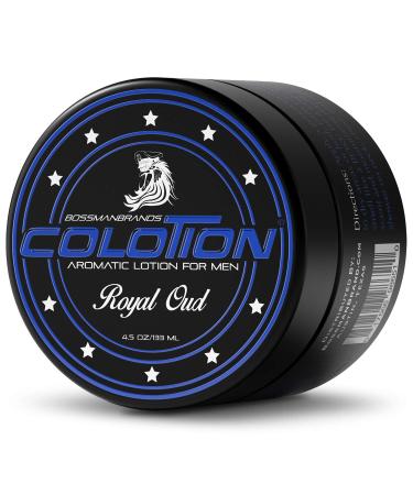 Bossman Colotion - 2 in 1 Men's Lotion and Cologne - Moisturizer and Hydrating Scented Body Lotion - Beard Softener Cream for Men (Royal Oud) - Buy Online on GoSupps.com