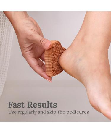 Buy Scrubbies Pumice Stone for Feet | Durable 5+ Years Foot Exfoliator & Callus Remover | Natural Terra-Cotta Design - Buy Online on GoSupps.com