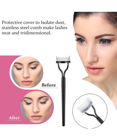 5pcs Eyelash Separator Tool Set - Multifunctional Mascara Fan Clump Brush & Lash Wand for Perfect Eyelash Application - Buy Online on GoSupps.com