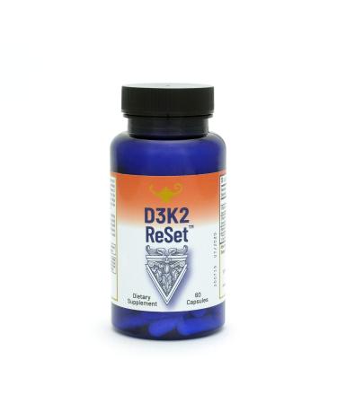 RnA ReSet - D3K2 Reset 4 000 IU Vitamin D Supplement 60 Capsules