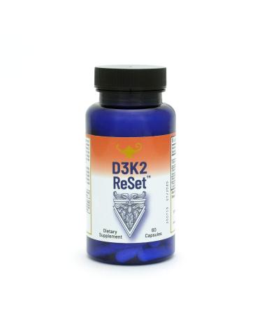 RnA ReSet - D3K2 Reset 4 000 IU Vitamin D Supplement 60 Capsules - Buy Online on GoSupps.com