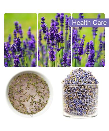 Buy 100% Pure Natural Dried Lavender Tea - Premium Lavender Buds 50g for Baking & Baths - Buy Online on GoSupps.com