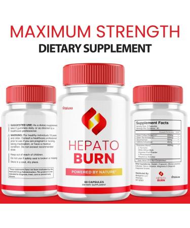 (2 Pack) Hepato Burn Capsules - HepatoBurn Supplement Pills Advanced Formula Wait Premium Blend All Natural Loss Support for Men Women Hepataburn Reviews Maximum Strength Burner Health (120 Capsules) - Buy Online on GoSupps.com