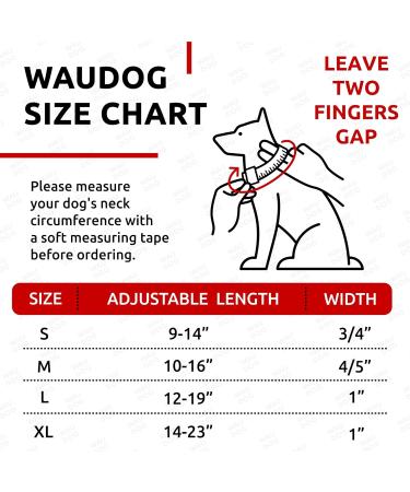 Buy Waudog Adjustable Nylon Dog Collar - Ethno Blue for Large Medium & Small Dogs | 35-58 cm Length 25 mm Width - Buy Online on GoSupps.com