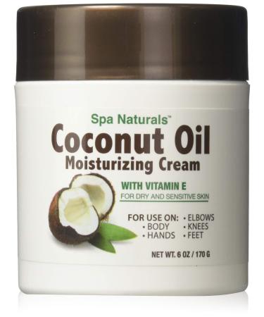 Spa Naturals Coconut Oil Moisturizing Cream with Vitamin E 6 oz.