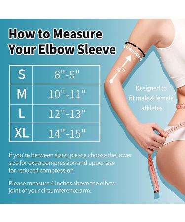 ABYON Elbow Support for Men and Women Elbow Compression Sleeve (1 Piece) + Tennis Elbow Support Straps (2 Pieces) for Tennis Elbow Golfers Elbow Tendonitis Sports Gym (Blue M) M Blue - Buy Online on GoSupps.com