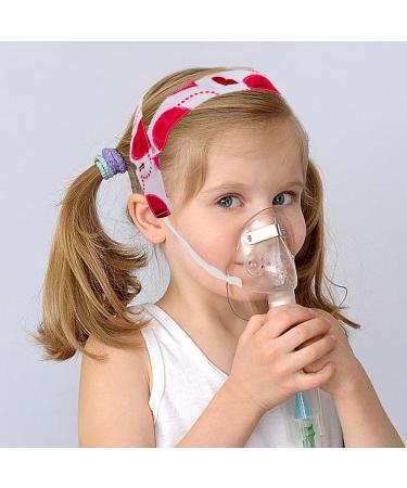 Shop No-Slip Nebulizer Mask Head Strap for Kids - Adjustable & Comfortable Nebulizer Mask Strap Holder for Cool Mist (Heart Design) - International Shipping Available - Buy Online on GoSupps.com