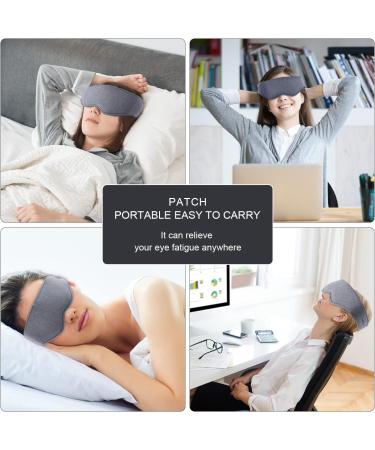 BORAYDA Heated Eye Mask 3D Contouring Cup Sleep Mask - Grey | Soft & Comfortable for Dry Eye, Stye, Blepharitis, Chalazion & Eyestrain - Perfect for Travel, Yoga & Nap - Buy Online on GoSupps.com